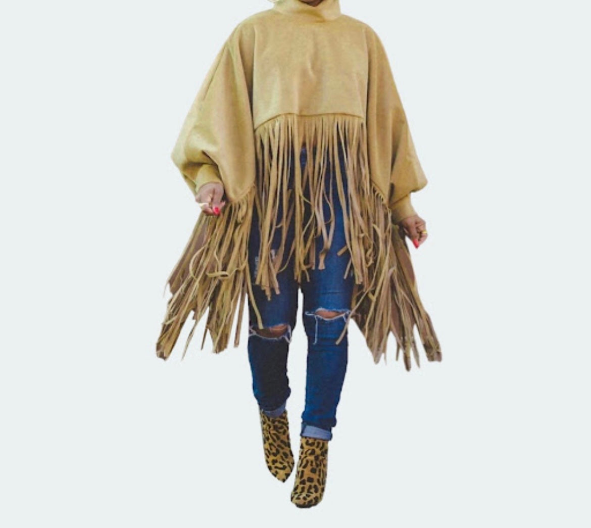 Drippin in Favor Fringed pullovers